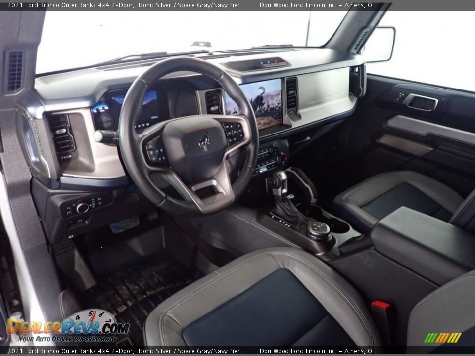 Dashboard of 2021 Ford Bronco Outer Banks 4x4 2-Door Photo #19