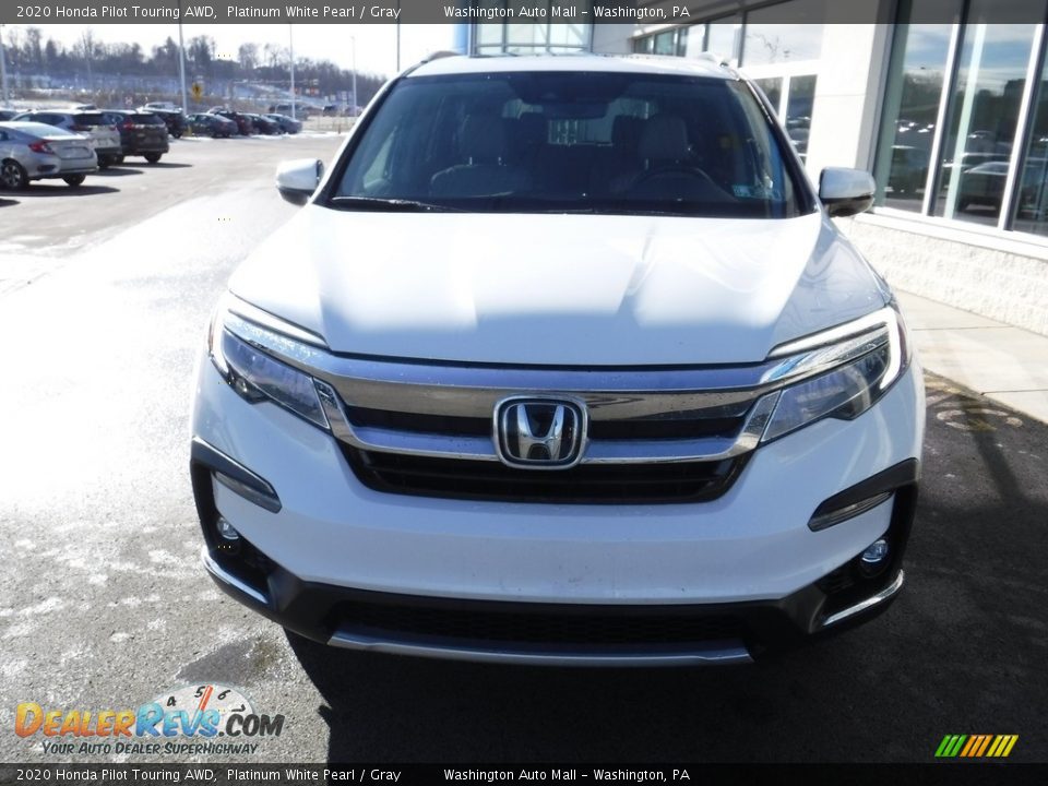 2020 Honda Pilot Touring AWD Platinum White Pearl / Gray Photo #5