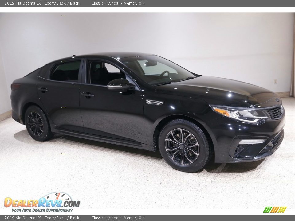2019 Kia Optima LX Ebony Black / Black Photo #1