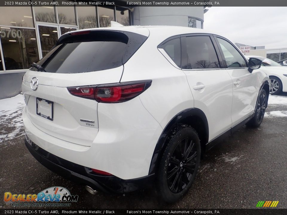 2023 Mazda CX-5 Turbo AWD Rhodium White Metallic / Black Photo #2