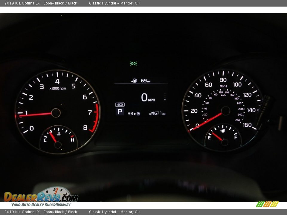 2019 Kia Optima LX Ebony Black / Black Photo #8