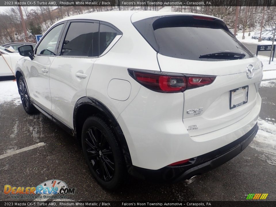 2023 Mazda CX-5 Turbo AWD Rhodium White Metallic / Black Photo #5