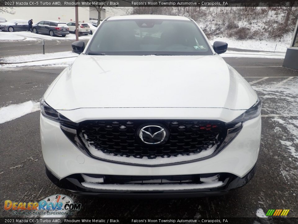 2023 Mazda CX-5 Turbo AWD Rhodium White Metallic / Black Photo #8