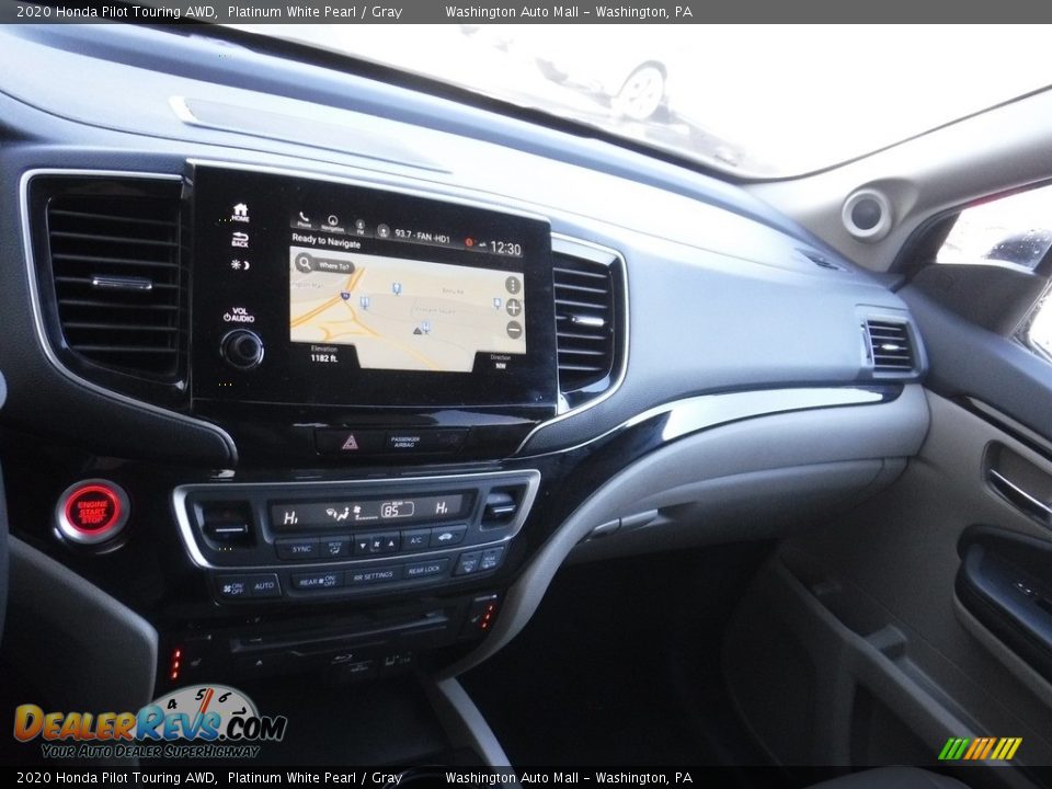 2020 Honda Pilot Touring AWD Platinum White Pearl / Gray Photo #21