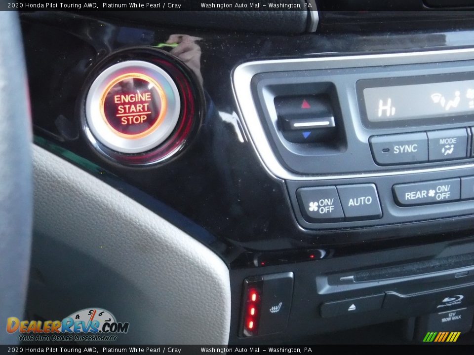 2020 Honda Pilot Touring AWD Platinum White Pearl / Gray Photo #22