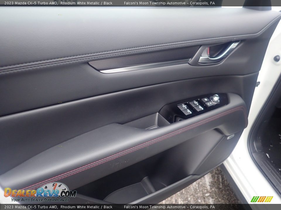 2023 Mazda CX-5 Turbo AWD Rhodium White Metallic / Black Photo #14