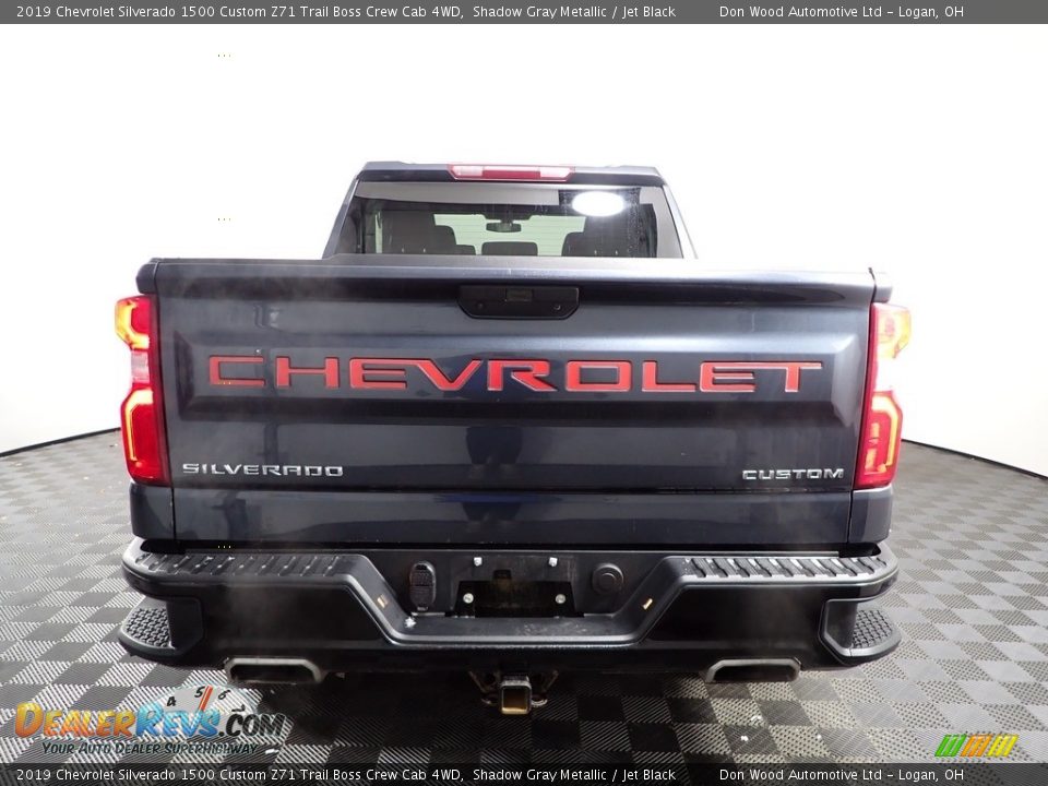2019 Chevrolet Silverado 1500 Custom Z71 Trail Boss Crew Cab 4WD Shadow Gray Metallic / Jet Black Photo #7