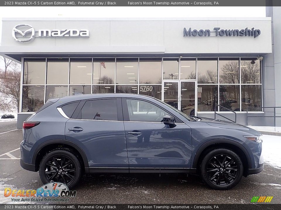 2023 Mazda CX-5 S Carbon Edition AWD Polymetal Gray / Black Photo #1