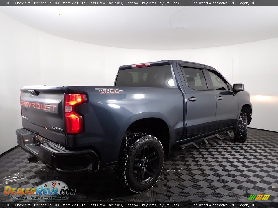 2019 Chevrolet Silverado 1500 Custom Z71 Trail Boss Crew Cab 4WD Shadow Gray Metallic / Jet Black Photo #9