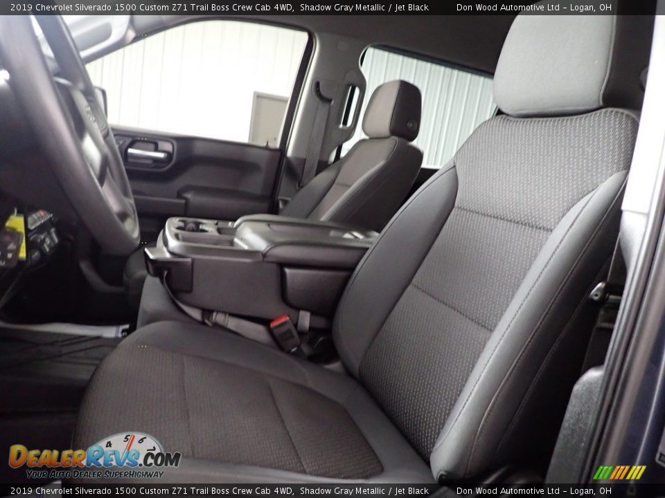 2019 Chevrolet Silverado 1500 Custom Z71 Trail Boss Crew Cab 4WD Shadow Gray Metallic / Jet Black Photo #12