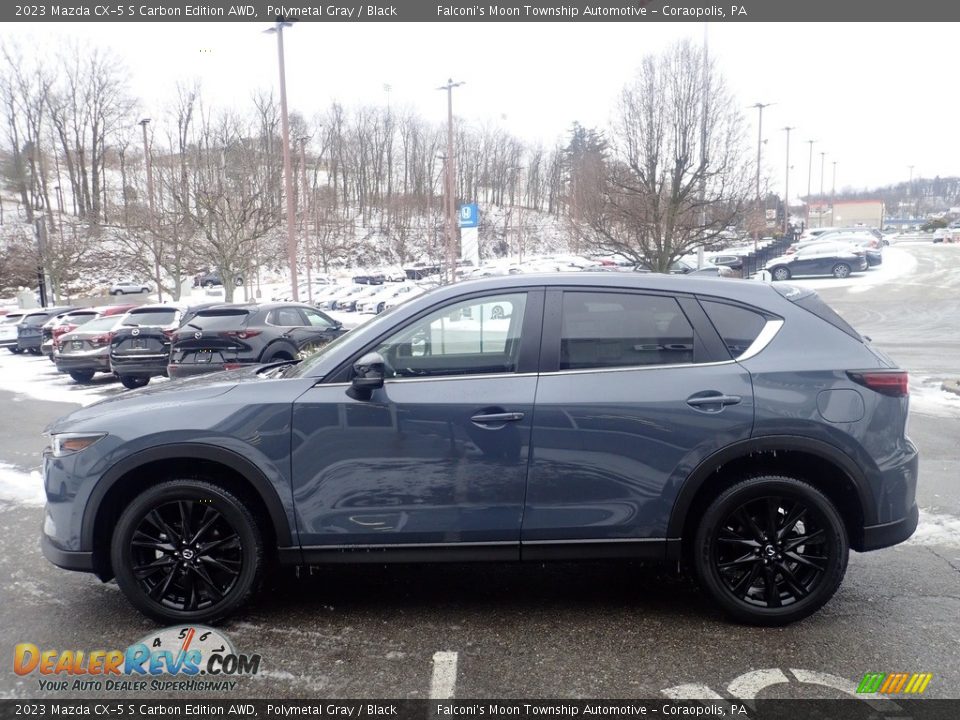 2023 Mazda CX-5 S Carbon Edition AWD Polymetal Gray / Black Photo #6