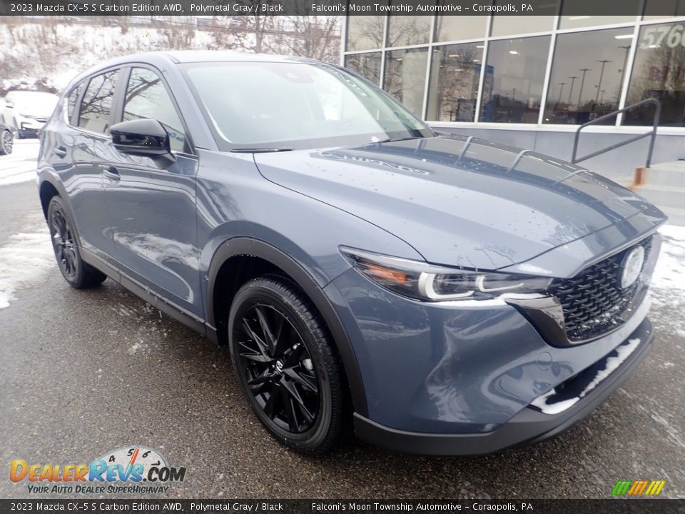 2023 Mazda CX-5 S Carbon Edition AWD Polymetal Gray / Black Photo #9