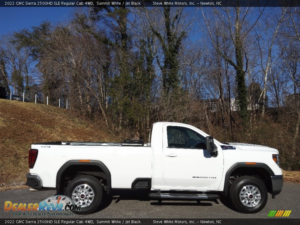 Summit White 2022 GMC Sierra 2500HD SLE Regular Cab 4WD Photo #5