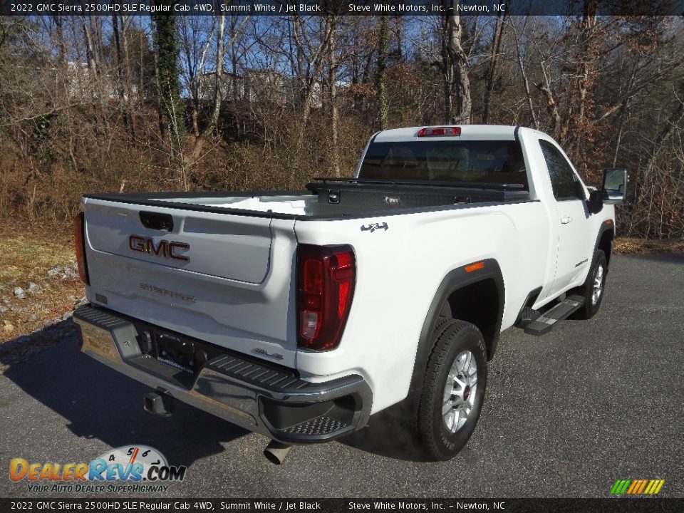 2022 GMC Sierra 2500HD SLE Regular Cab 4WD Summit White / Jet Black Photo #6