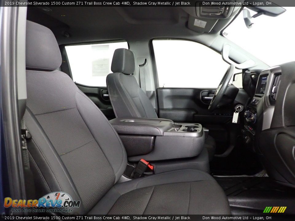 2019 Chevrolet Silverado 1500 Custom Z71 Trail Boss Crew Cab 4WD Shadow Gray Metallic / Jet Black Photo #26