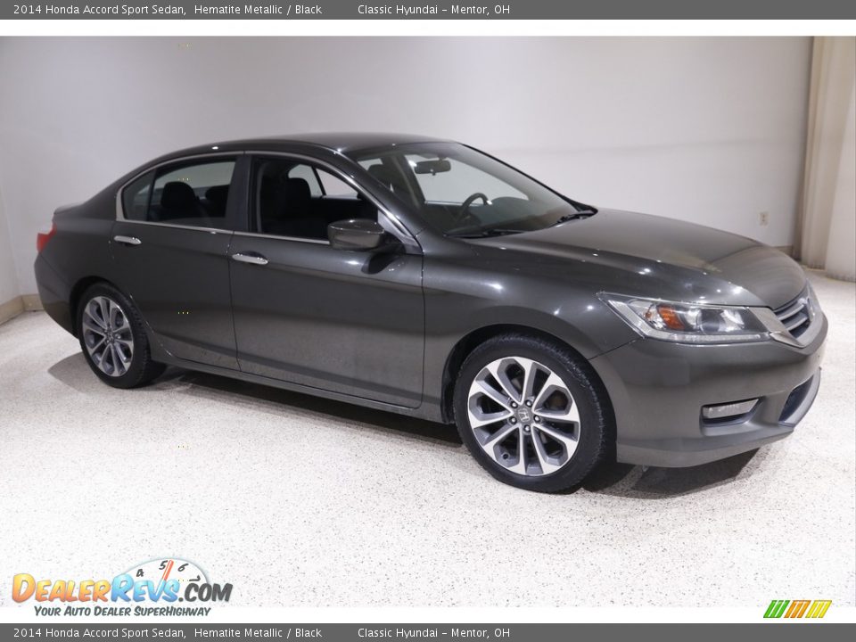 2014 Honda Accord Sport Sedan Hematite Metallic / Black Photo #1