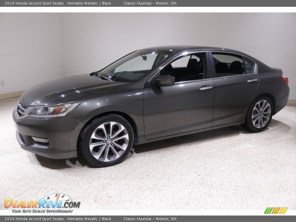 2014 Honda Accord Sport Sedan Hematite Metallic / Black Photo #3