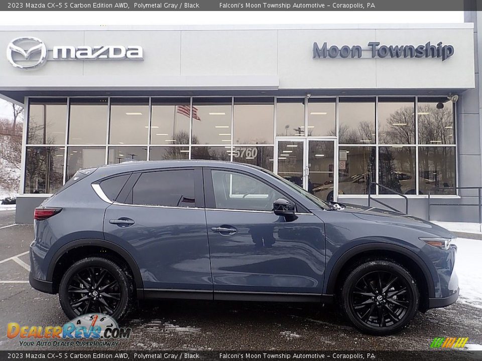 2023 Mazda CX-5 S Carbon Edition AWD Polymetal Gray / Black Photo #1