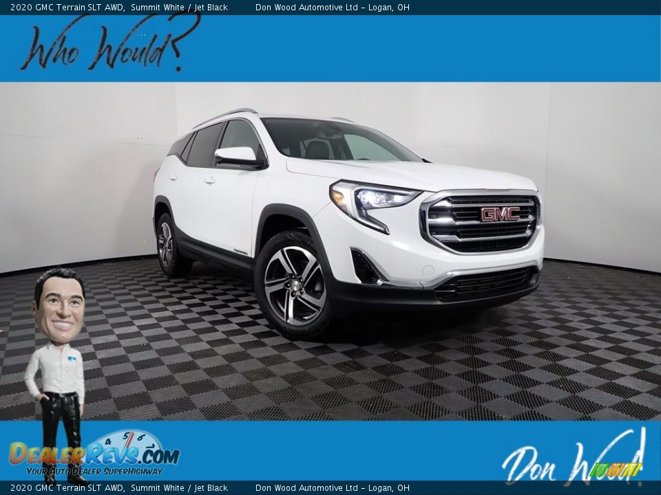 2020 GMC Terrain SLT AWD Summit White / Jet Black Photo #1