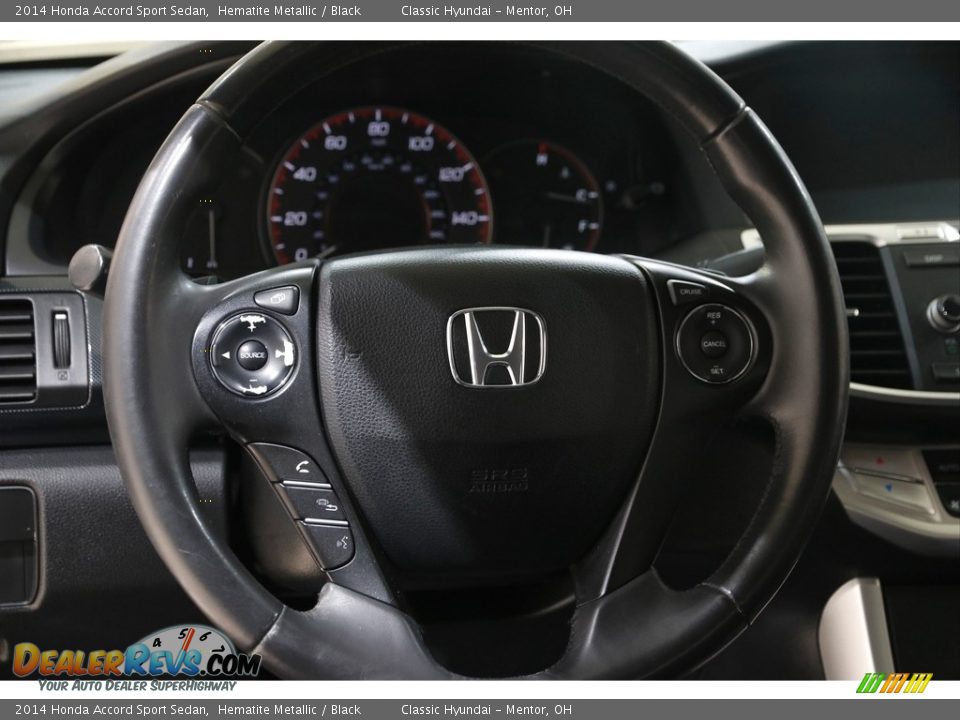 2014 Honda Accord Sport Sedan Hematite Metallic / Black Photo #7
