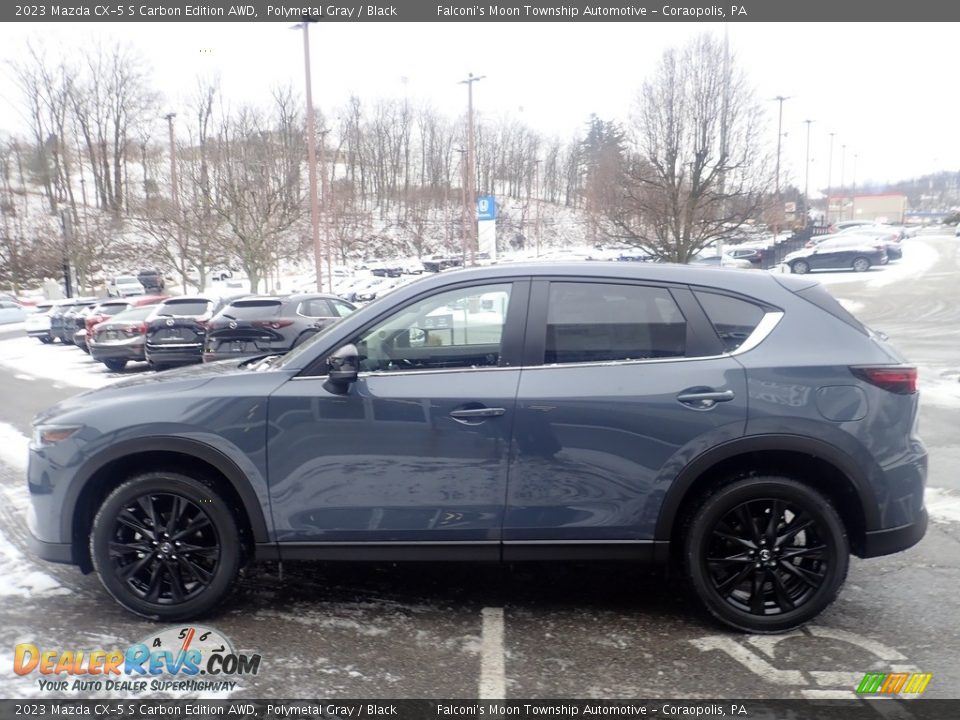 2023 Mazda CX-5 S Carbon Edition AWD Polymetal Gray / Black Photo #6