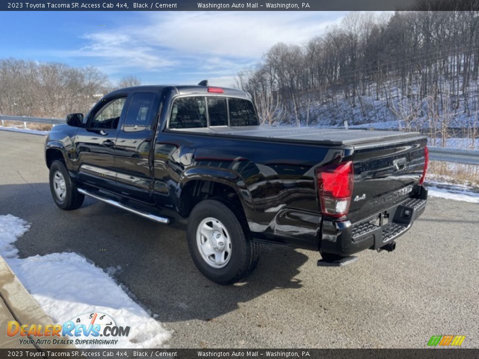 2023 Toyota Tacoma SR Access Cab 4x4 Black / Cement Photo #2