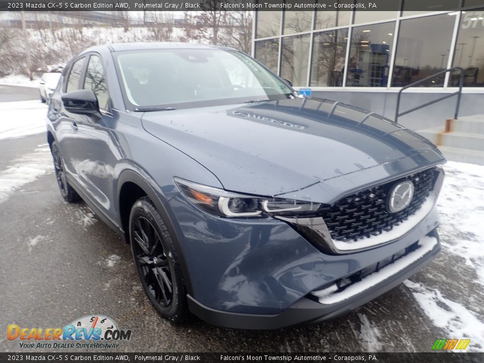 2023 Mazda CX-5 S Carbon Edition AWD Polymetal Gray / Black Photo #9