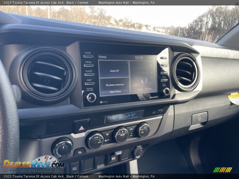 2023 Toyota Tacoma SR Access Cab 4x4 Black / Cement Photo #5