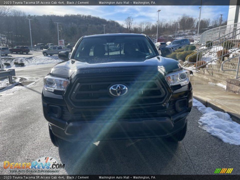 2023 Toyota Tacoma SR Access Cab 4x4 Black / Cement Photo #6