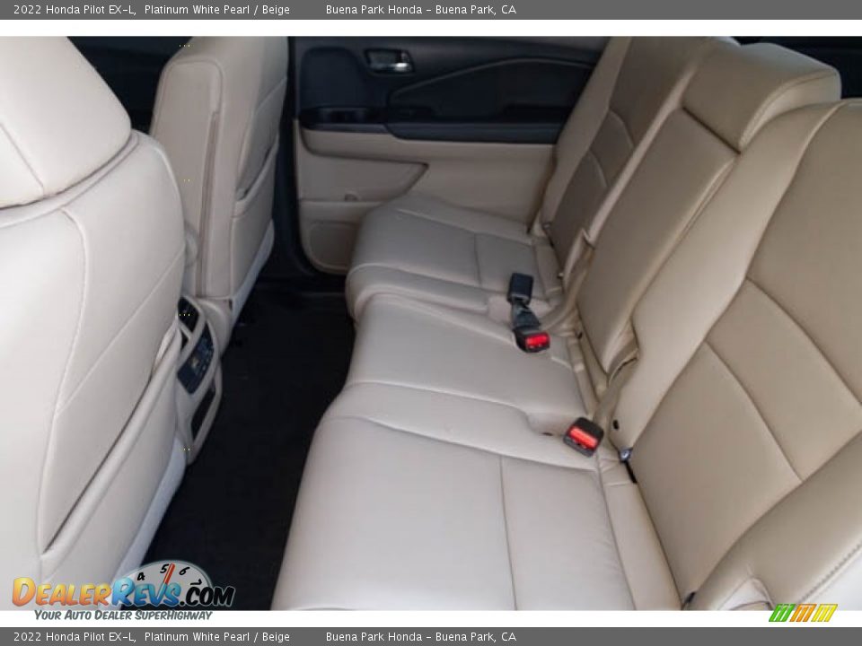 Rear Seat of 2022 Honda Pilot EX-L Photo #17