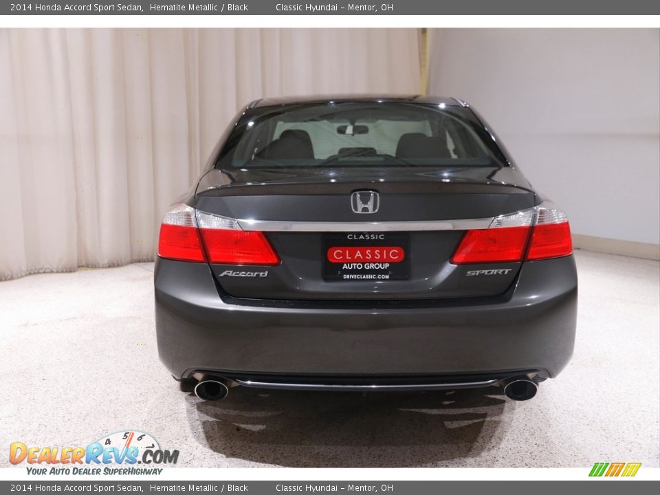 2014 Honda Accord Sport Sedan Hematite Metallic / Black Photo #18