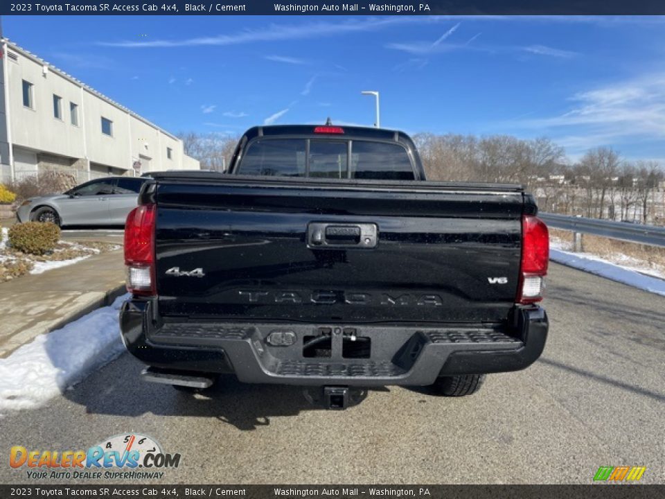 2023 Toyota Tacoma SR Access Cab 4x4 Black / Cement Photo #8