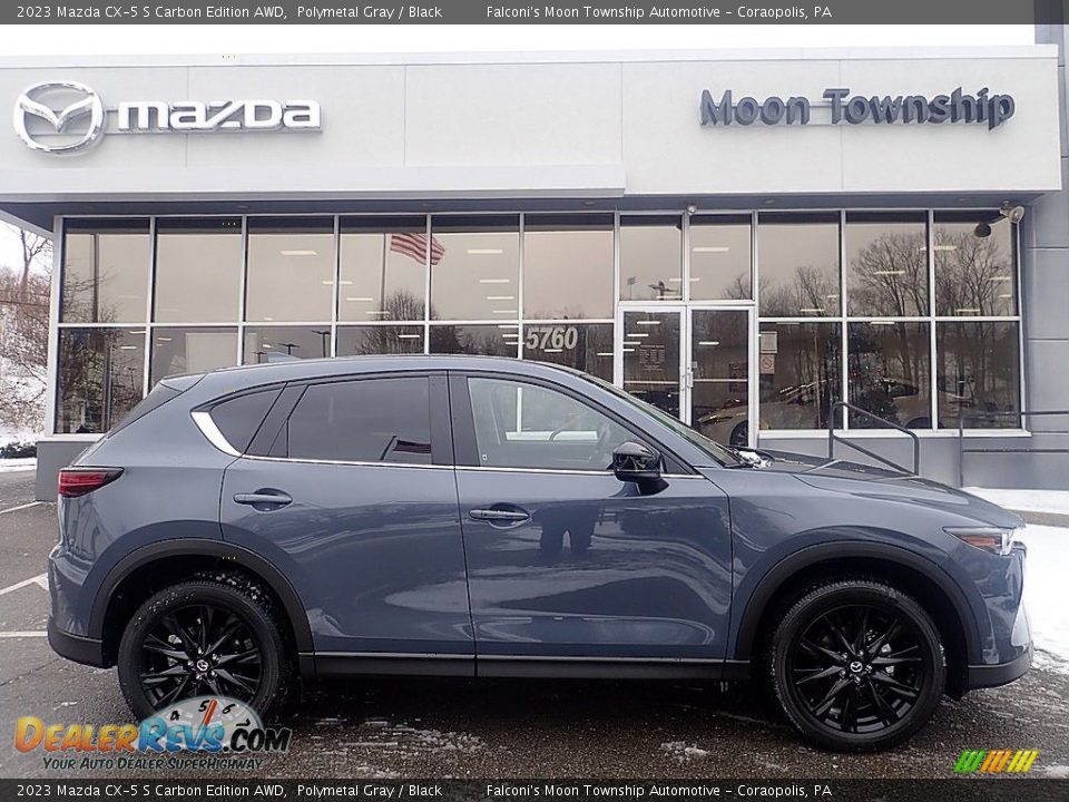 2023 Mazda CX-5 S Carbon Edition AWD Polymetal Gray / Black Photo #1