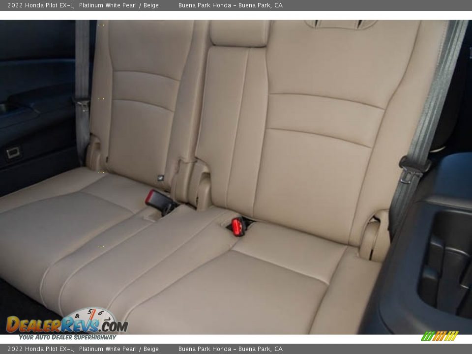 Rear Seat of 2022 Honda Pilot EX-L Photo #27