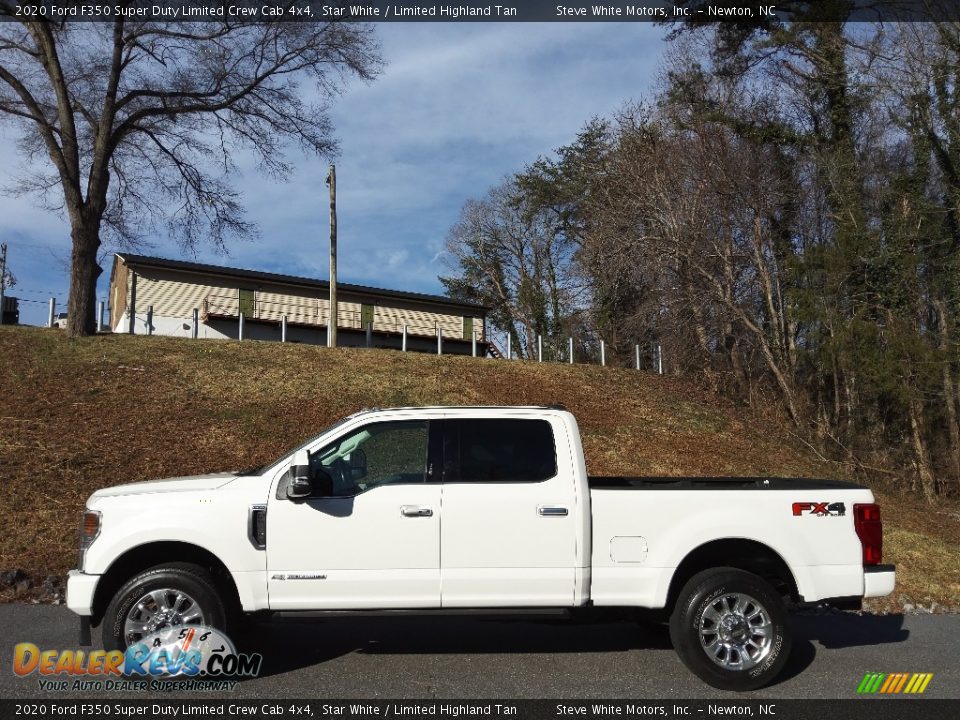 Star White 2020 Ford F350 Super Duty Limited Crew Cab 4x4 Photo #1