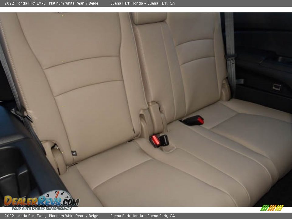 Rear Seat of 2022 Honda Pilot EX-L Photo #30