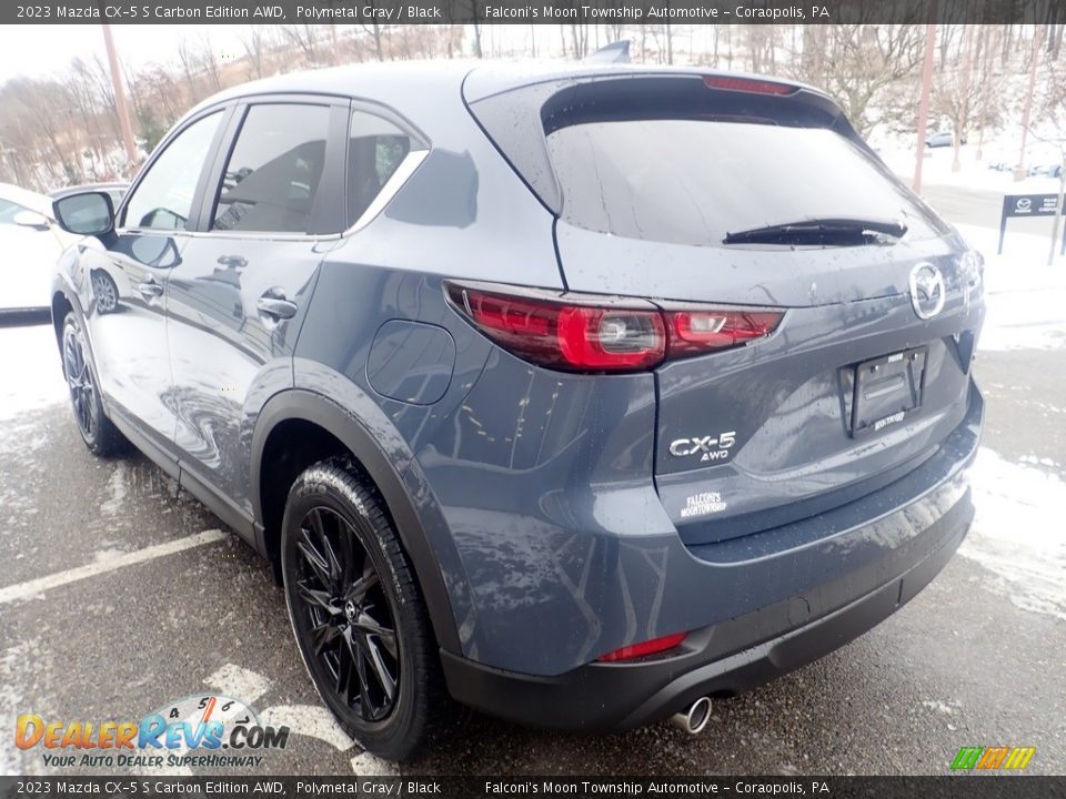 2023 Mazda CX-5 S Carbon Edition AWD Polymetal Gray / Black Photo #5