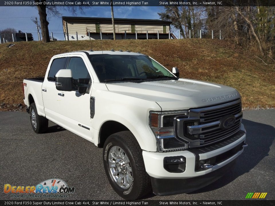 Front 3/4 View of 2020 Ford F350 Super Duty Limited Crew Cab 4x4 Photo #4