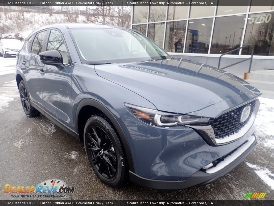 2023 Mazda CX-5 S Carbon Edition AWD Polymetal Gray / Black Photo #9