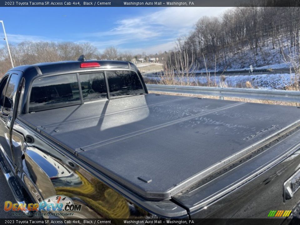 2023 Toyota Tacoma SR Access Cab 4x4 Black / Cement Photo #28