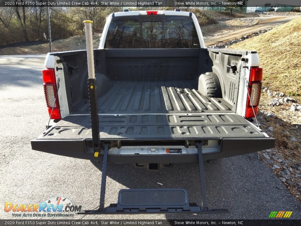 2020 Ford F350 Super Duty Limited Crew Cab 4x4 Star White / Limited Highland Tan Photo #8