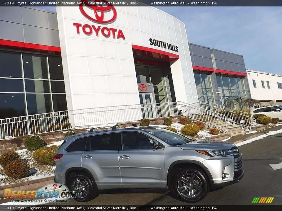 2019 Toyota Highlander Limited Platinum AWD Celestial Silver Metallic / Black Photo #2