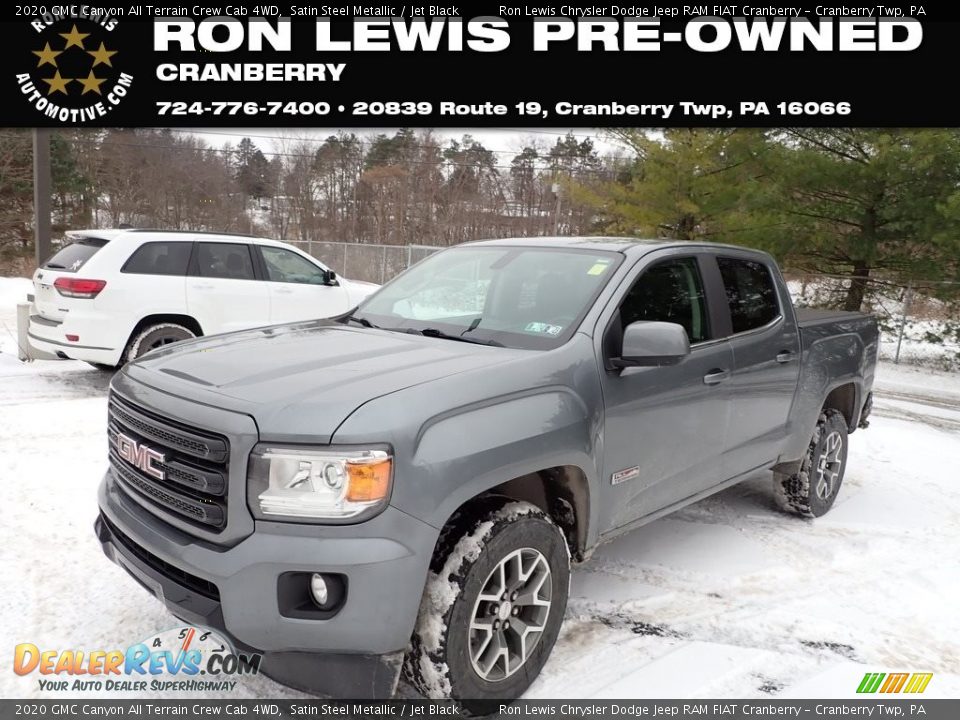 2020 GMC Canyon All Terrain Crew Cab 4WD Satin Steel Metallic / Jet Black Photo #1