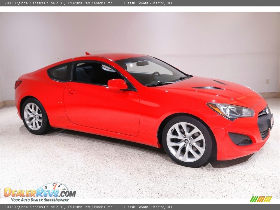 2013 Hyundai Genesis Coupe 2.0T Tsukuba Red / Black Cloth Photo #1