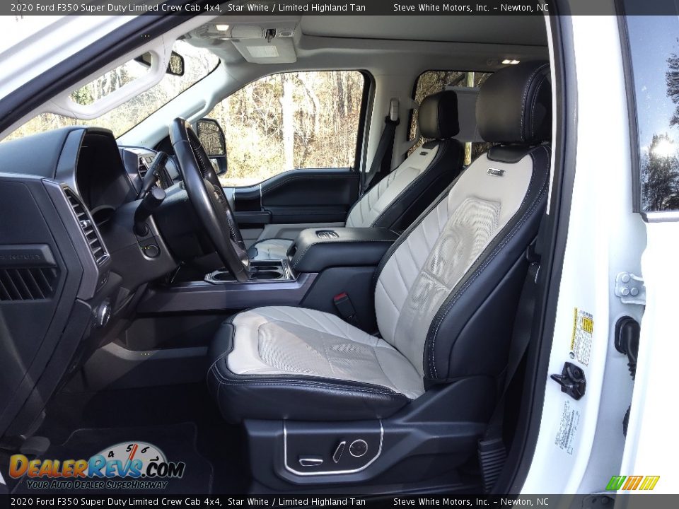 Limited Highland Tan Interior - 2020 Ford F350 Super Duty Limited Crew Cab 4x4 Photo #13