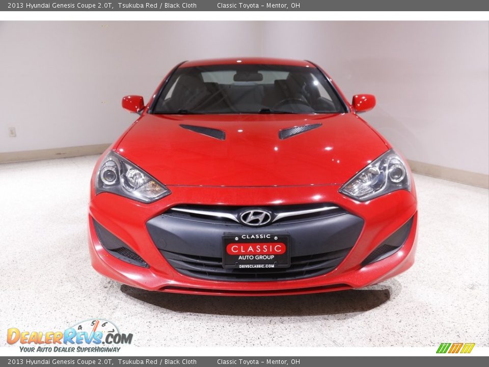 2013 Hyundai Genesis Coupe 2.0T Tsukuba Red / Black Cloth Photo #2