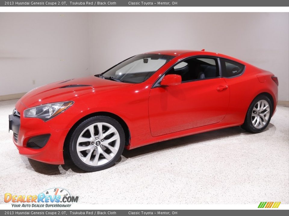 2013 Hyundai Genesis Coupe 2.0T Tsukuba Red / Black Cloth Photo #3