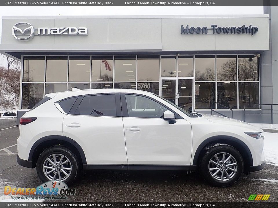 2023 Mazda CX-5 S Select AWD Rhodium White Metallic / Black Photo #1