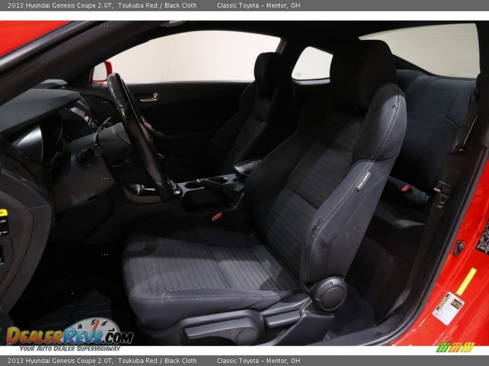 2013 Hyundai Genesis Coupe 2.0T Tsukuba Red / Black Cloth Photo #5