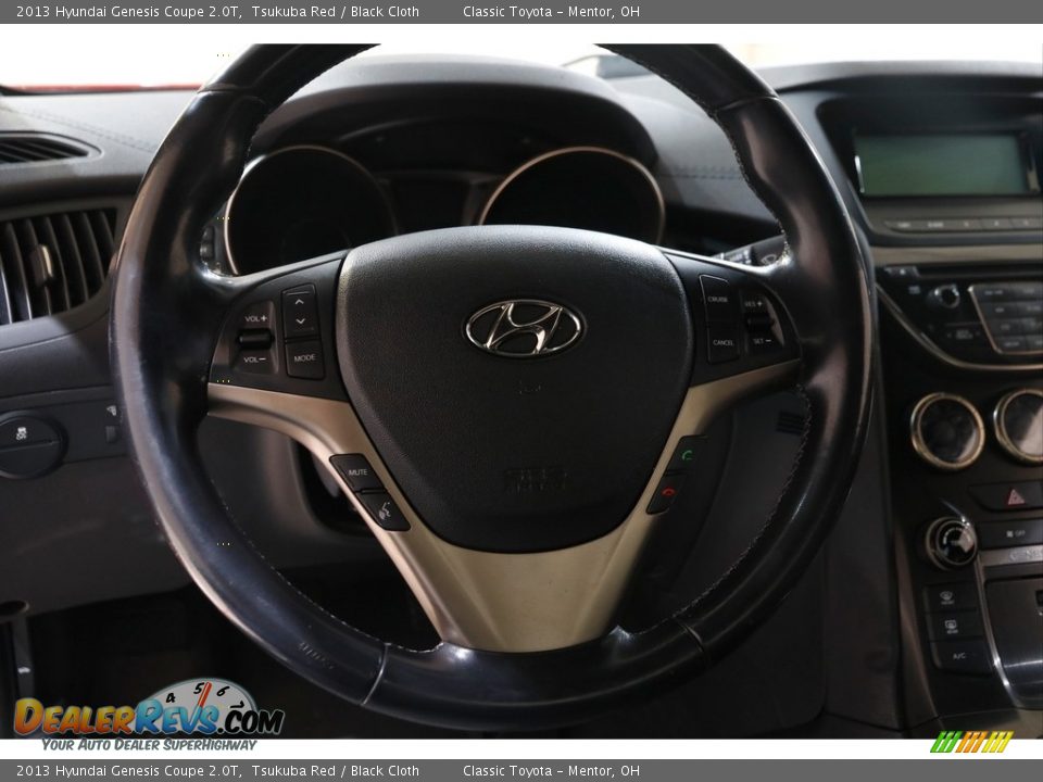 2013 Hyundai Genesis Coupe 2.0T Tsukuba Red / Black Cloth Photo #7